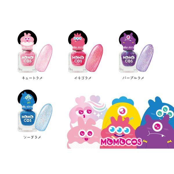 ビューティーワールド モモコス はがせるマニキュア クリアラメ