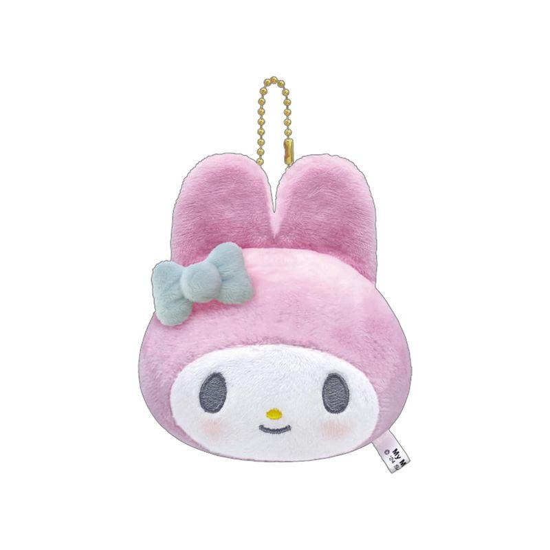 マイメロディ キーホルダー ミラー 鏡 ボールチェーン ピンク sanrio（サンリオ） マイメロディ ぬいぐるみミラー ふわふわ ミニ