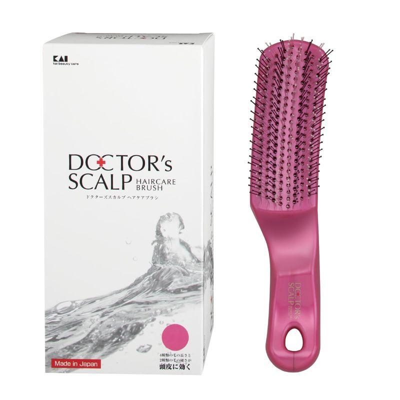 貝印 DOCTOR S SCALP ドクターズスカルプヘアケアブラシ ピンク 母の日