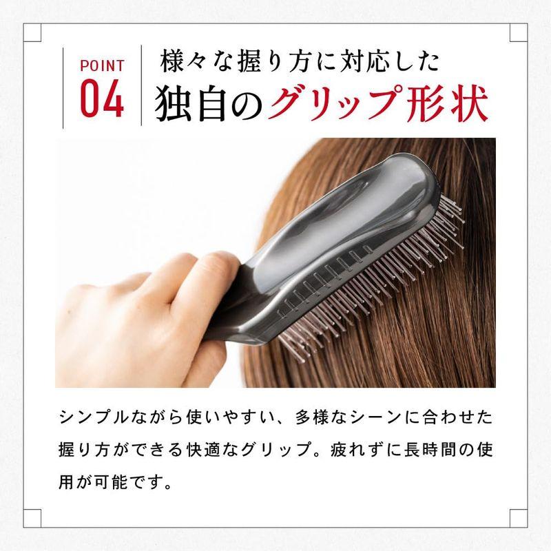貝印 DOCTOR S SCALP ドクターズスカルプヘアケアブラシ ブラック