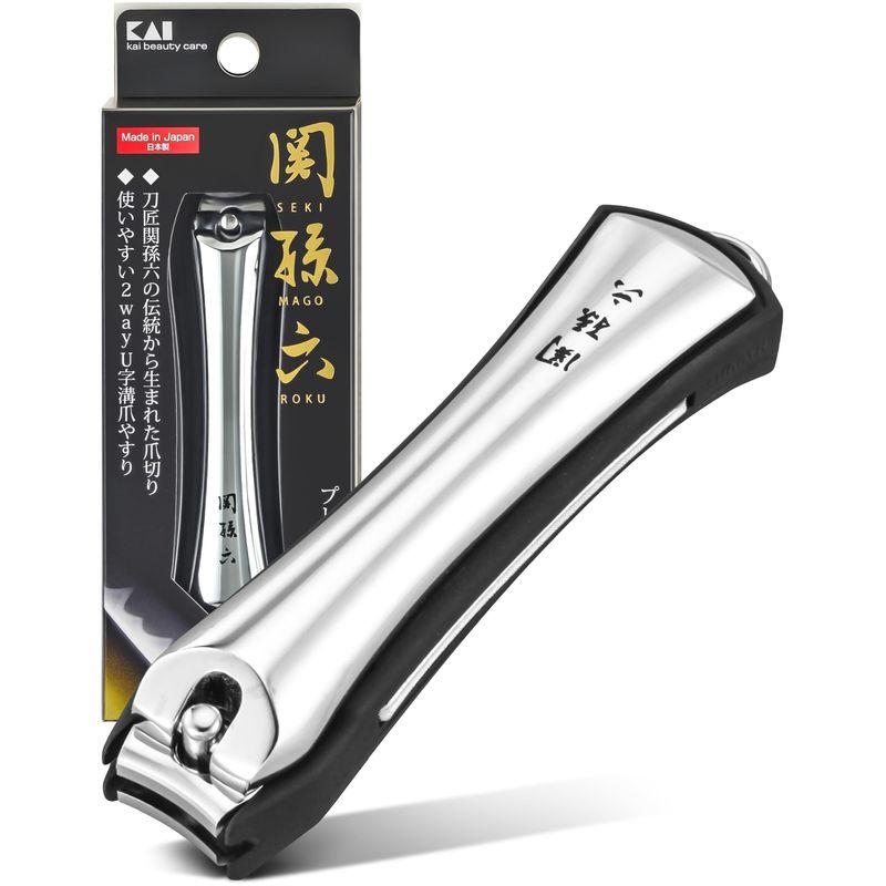 関孫六 貝印 プレミアム爪切り type102 HC3502 ステンレス刃物鋼 U字溝