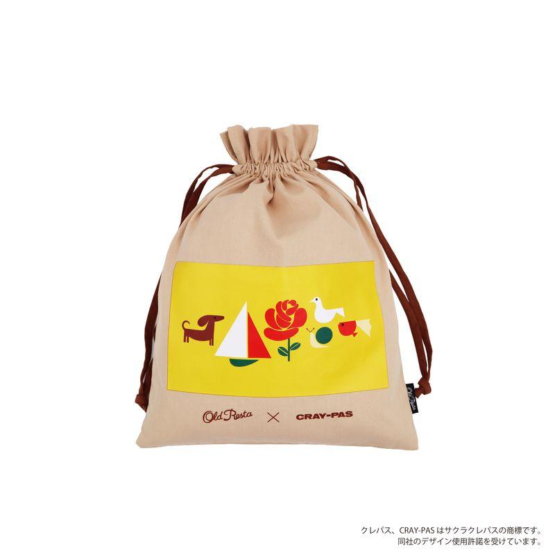 サクラクレパス Old Resta オールドリスタ カラー巾着 Lサイズ