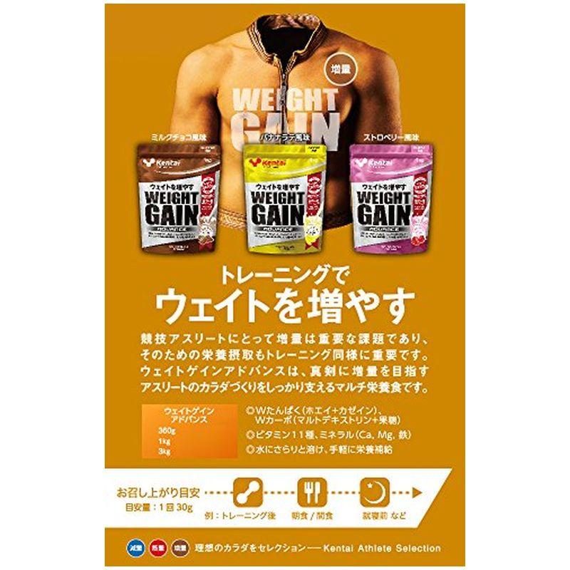 Kentai ケンタイ NEWウェイトゲイン アドバンス ミルクチョコ 3kg