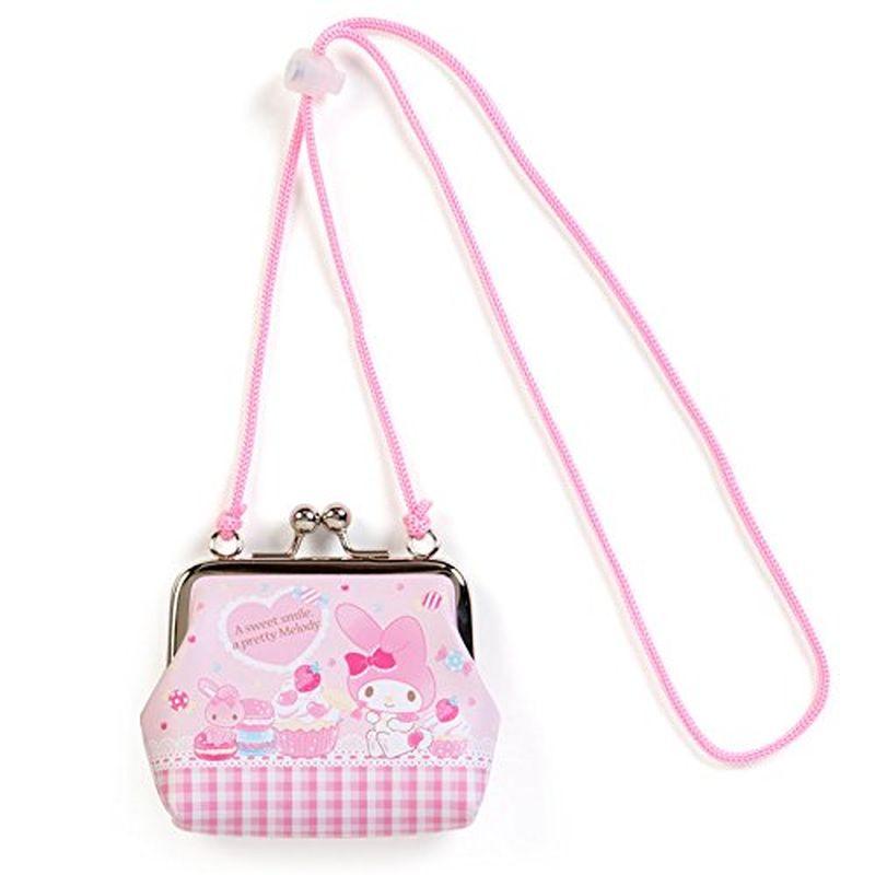 マイメロディ サンリオ SANRIO ロープ付きがま口コインケース 小銭入れ
