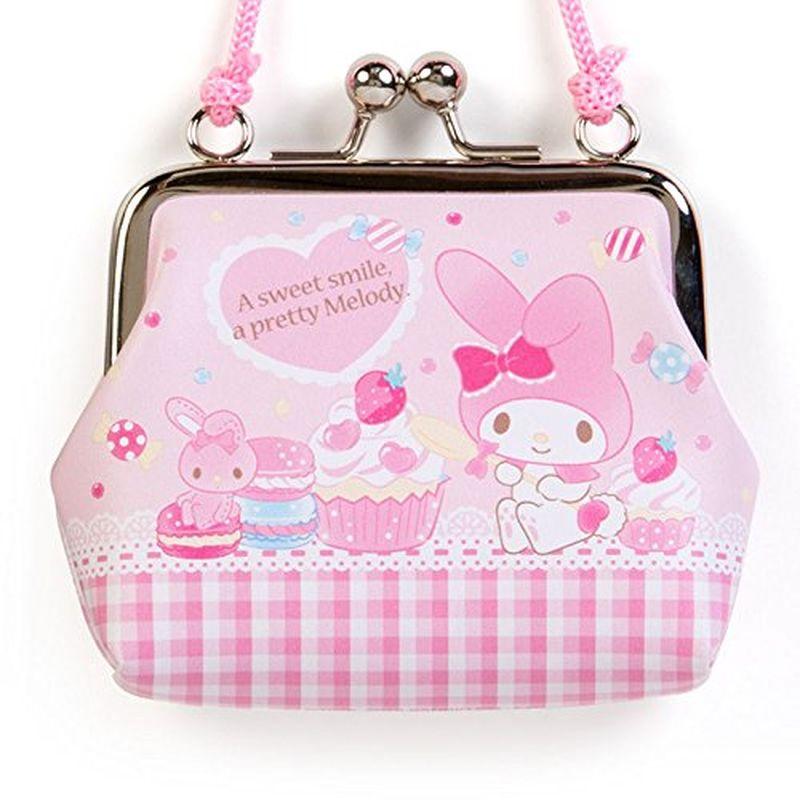 マイメロディ サンリオ SANRIO ロープ付きがま口コインケース 小銭入れ