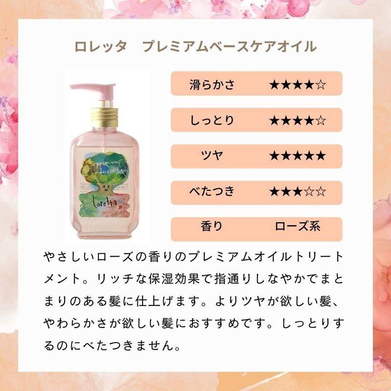 Loretta ロレッタ プレミアムベースケアオイル 100ml ローズ系の