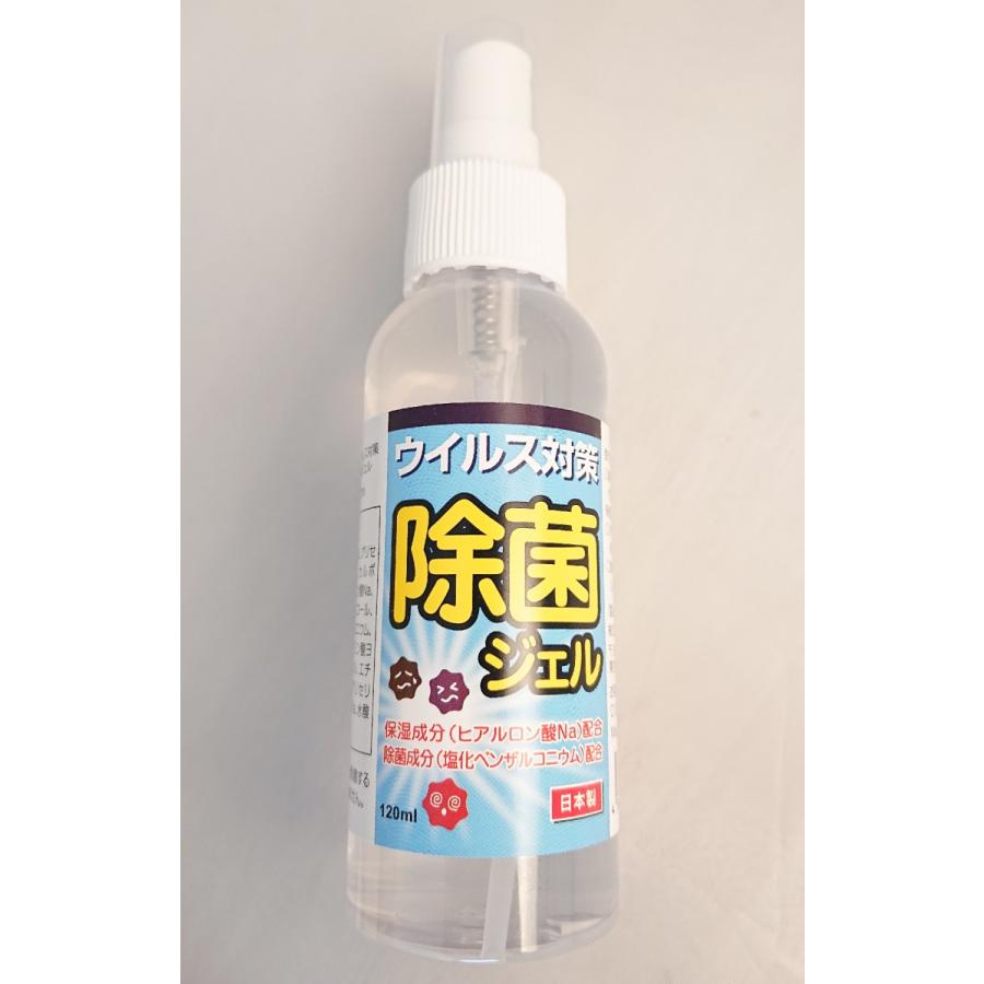 日本メディクス 除菌ジェル 120ml 日本製 ハンドジェル : GMドットコム