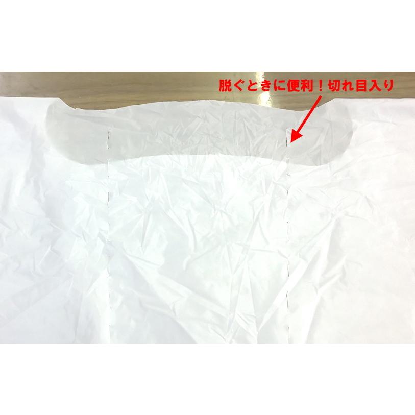 CPE アイソレーションガウン 白　10枚 ビニールガウン　プラスチックガウン　(5枚×2パック)　使い捨て　 |  | 05