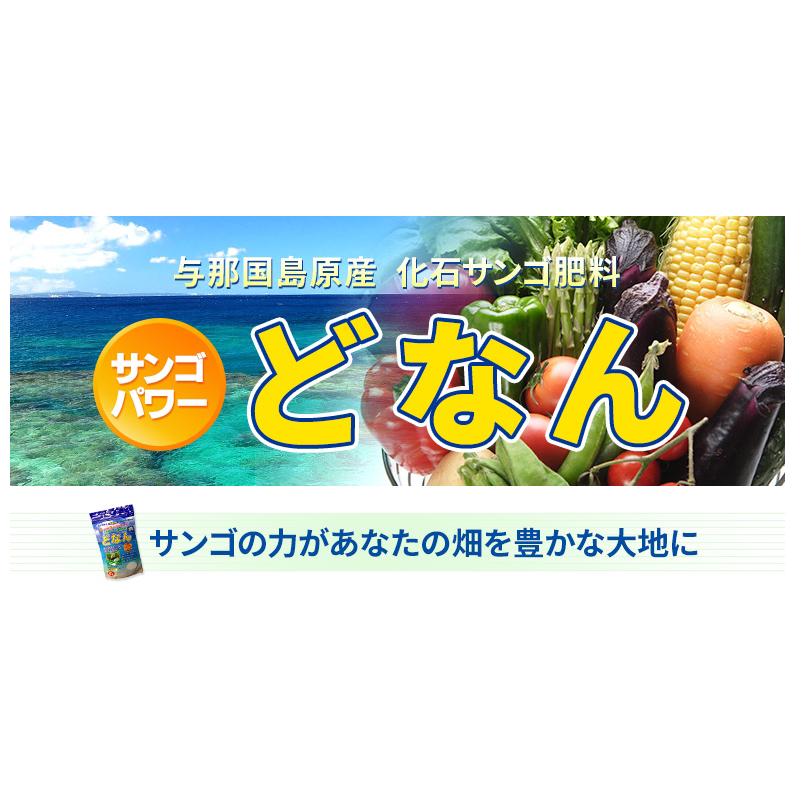 どなん　与那国島・化石サンゴの肥料　1ｋｇ×2個セット　ミネラル豊富な土壌に　土壌改良剤 |  | 04
