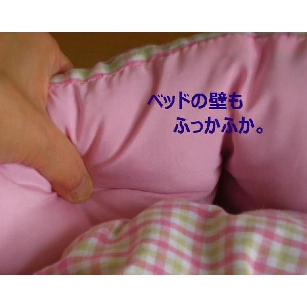 ペットベッド　ピンク　猫用　超小型犬用　Mサイズ　45ｃｍ×40ｃｍ×14ｃｍ　 |  | 03