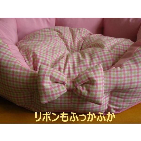 ペットベッド　ピンク　猫用　超小型犬用　Mサイズ　45ｃｍ×40ｃｍ×14ｃｍ　 |  | 04