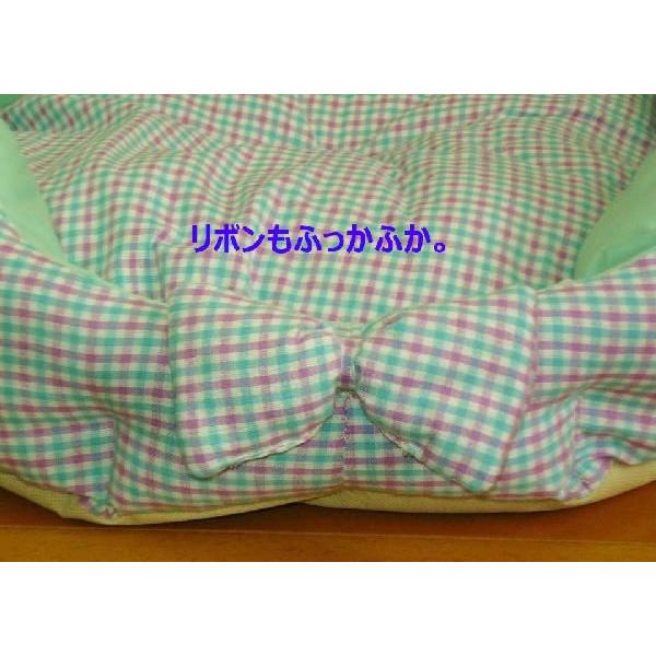 ペットベッド　グリーン　猫用　超小型犬用　Mサイズ　45ｃｍ×40ｃｍ×14ｃｍ　 |  | 01