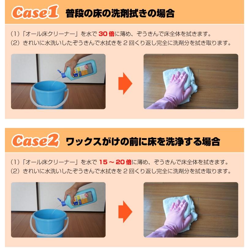 床洗浄洗剤・アクリル樹脂ワックス