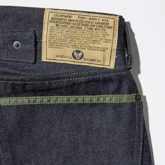 AVIREX（アヴィレックス） AVIREX HERITAGE DENIM Type-1 PANTS ”NYLON