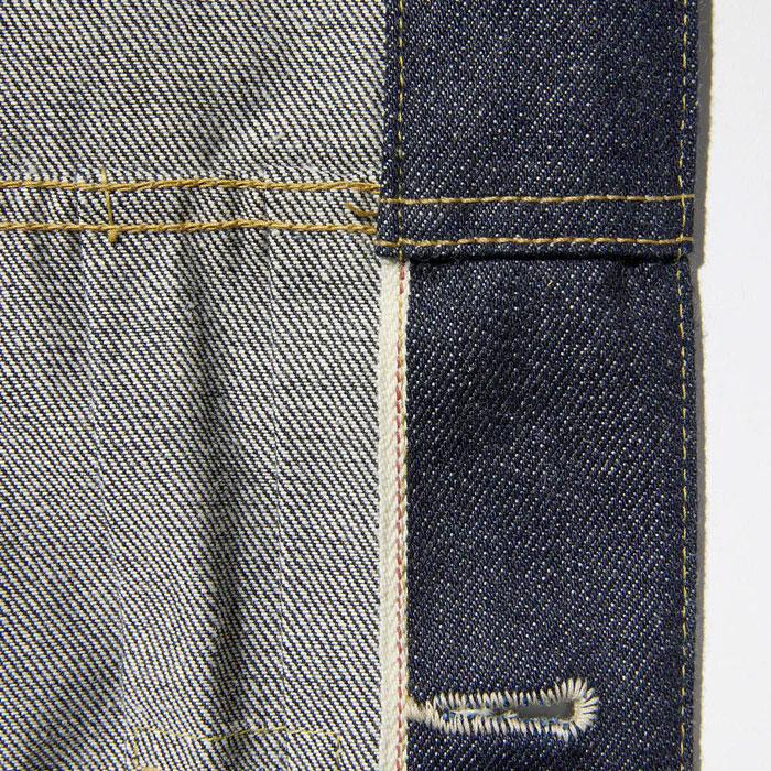 AVIREX アヴィレックス AVIREX HERITAGE DENIM Type-1 JACKET ”LEATHER” ヘリテージ デニムジャケット タイプ1 レザー 牛革 アビレックス 783-6952011 日本製の画像