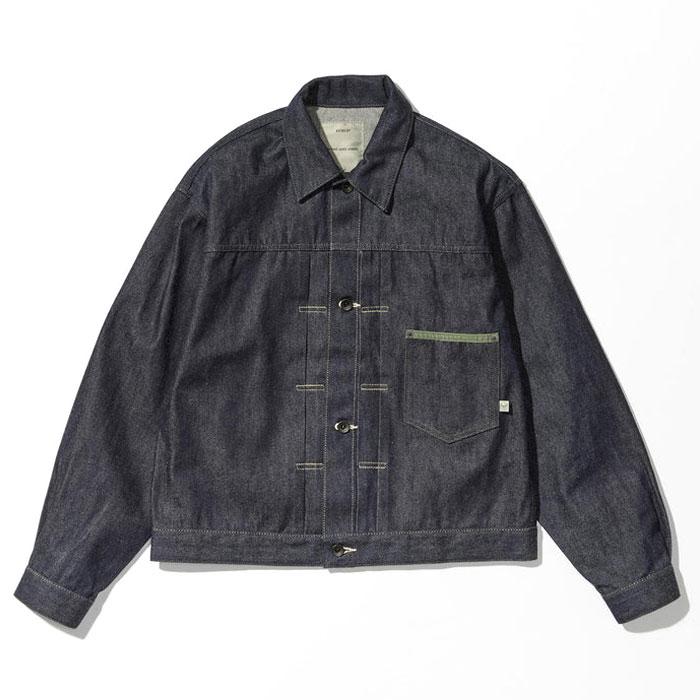 AVIREX アヴィレックス AVIREX HERITAGE DENIM Type-1 JACKET ”NYLON” ヘリテージ デニムジャケット タイプ1 ナイロン 783-6952012 Gジャン 日本製の画像