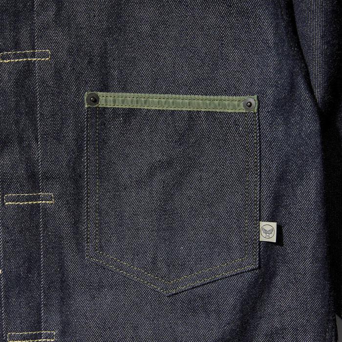 AVIREX アヴィレックス AVIREX HERITAGE DENIM Type-1 JACKET ”NYLON” ヘリテージ デニムジャケット タイプ1 ナイロン 783-6952012 Gジャン 日本製の画像