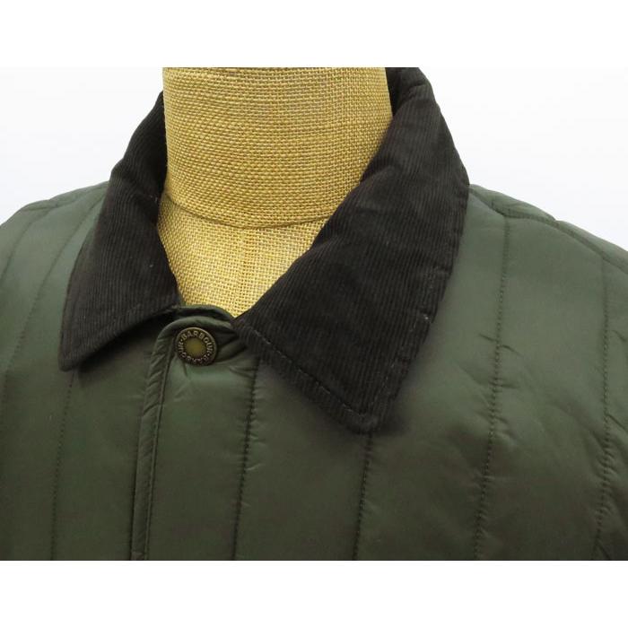 【SALE 30％オフ】 MQU1681 BARBOUR HERRING QUILT バブアー ヘリングキルトブルソン メンズ  ネイビー オリーブ キルティングジャケット 縦キルト｜gmmstore｜04