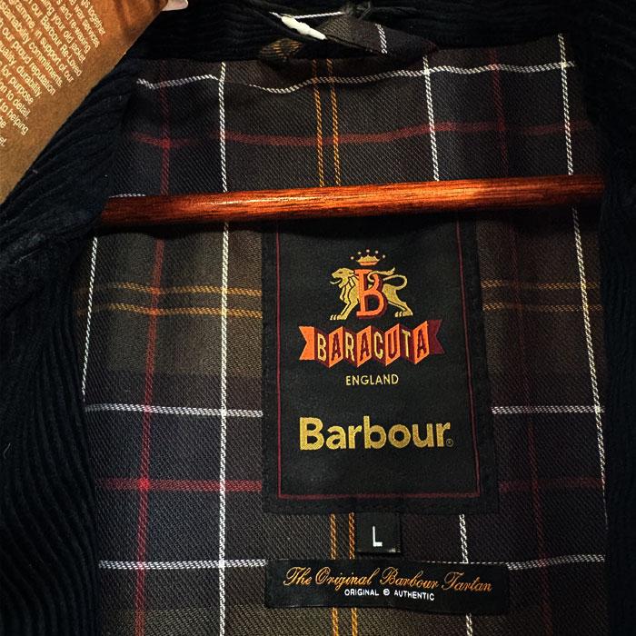 MWX2475 《 Barbour × BARACUTA 》 Tyne Waxed Car Coat バブァー×バラクータ カーコート アウター 【オリーブ、ネイビー】 バヴアー バブワーの画像