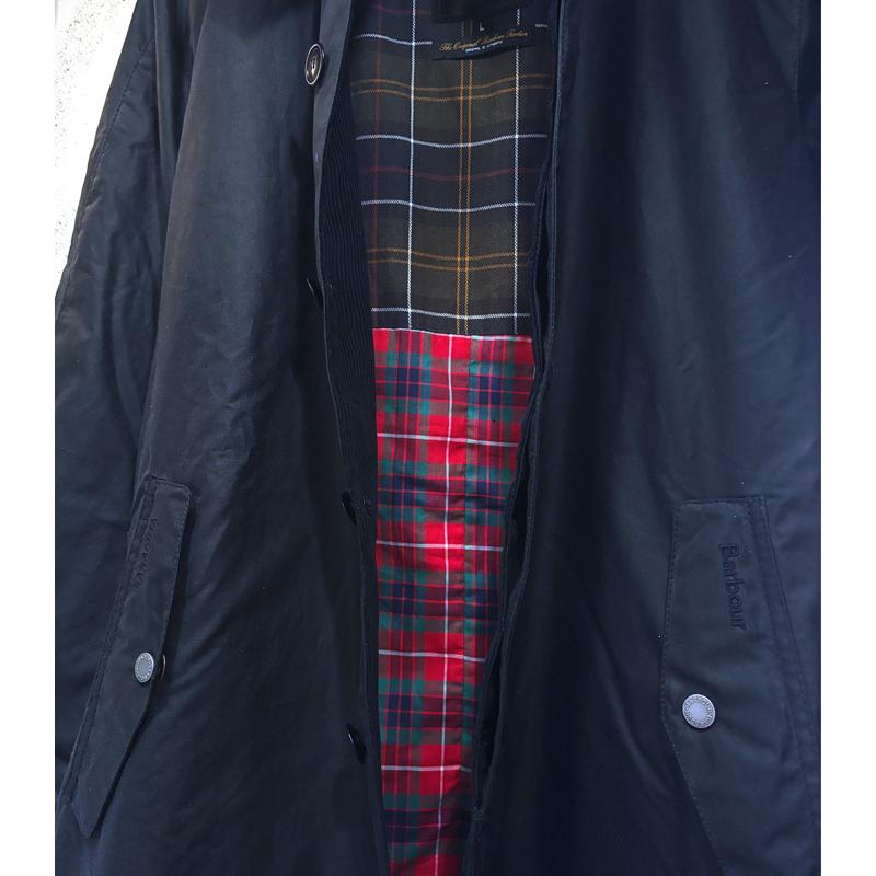 MWX2475 《 Barbour × BARACUTA 》 Tyne Waxed Car Coat バブァー×バラクータ カーコート アウター 【オリーブ、ネイビー】 バヴアー バブワーの画像