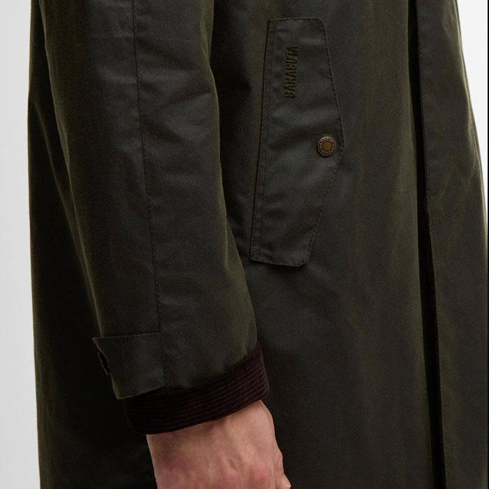 MWX2475 《 Barbour × BARACUTA 》 Tyne Waxed Car Coat バブァー×バラクータ カーコート アウター 【オリーブ、ネイビー】 バヴアー バブワーの画像
