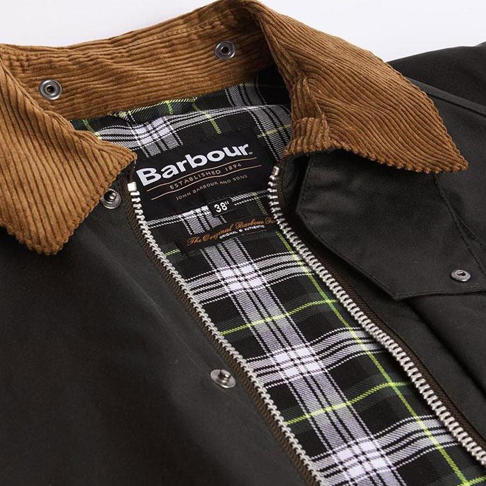 即納 MWX2498 BARBOUR バブアー 【オーバーサイズ】 SOLWAY WAX JACKET OS　ソルウェイ ワックスジャケット オーバーサイズフィット 【 SAGE (SG51) 】の画像