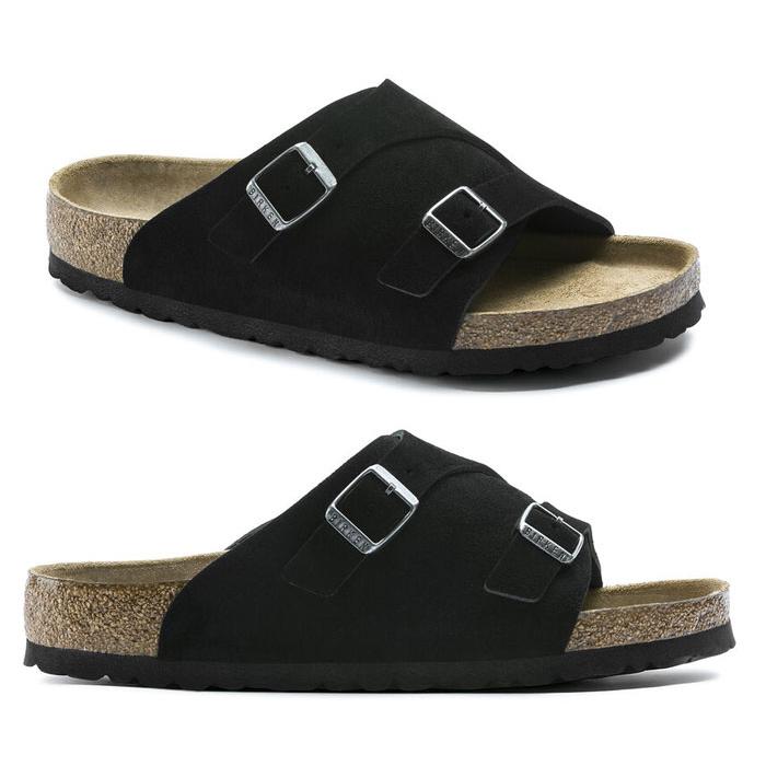 ソフトベッド】【国内正規品】 BIRKENSTOCK zurich ブラック トープ 