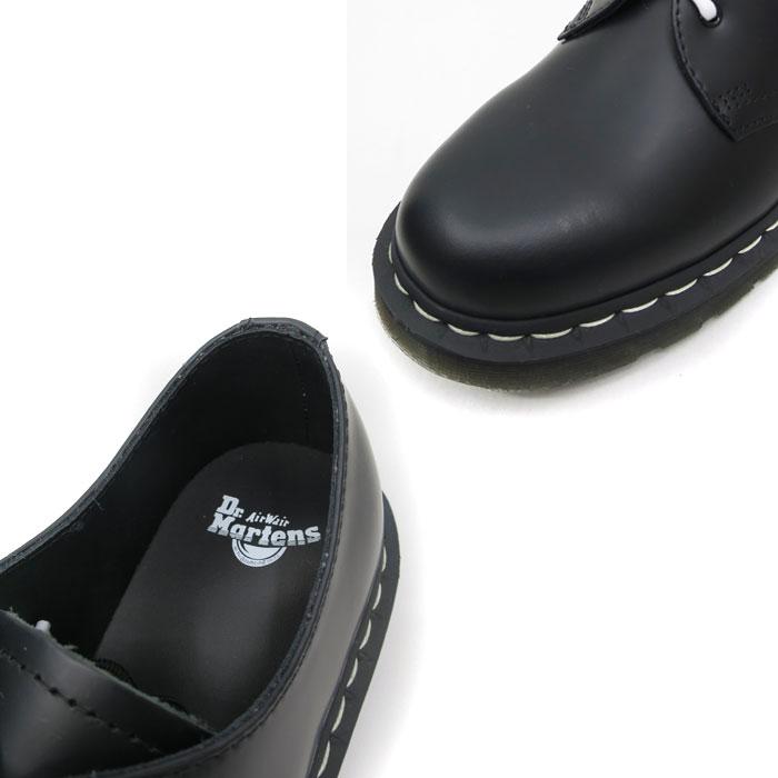 【美品】Dr.Martens ドクターマーチン 1461 WS UK5 Dr.Martens ドクターマーチン 3ホール ホワイトステッチ シューズ 1461