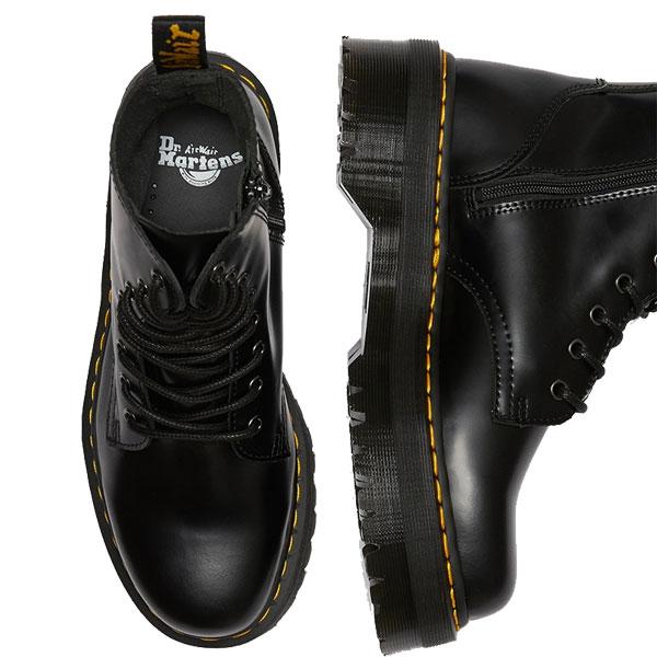 Dr.Martens JADON 15265001 ドクターマーチン jadon 【 BLACK 】 8ホールブーツ レディース  厚底 レースアップブーツ [  POLISHED SMOOTH  ]｜gmmstore｜03