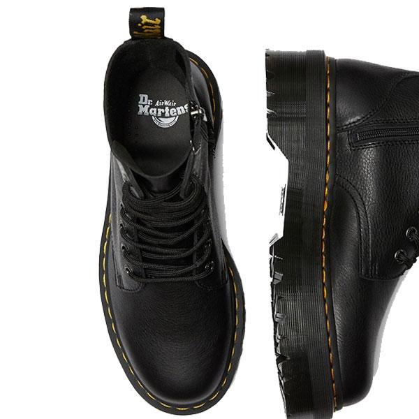 Dr.Martens JADON PISA ドクターマーチン jadon 8ホールブーツ 【 BLACK 】 レディース  厚底 レースアップブーツ PISAレザー 26378001｜gmmstore｜02