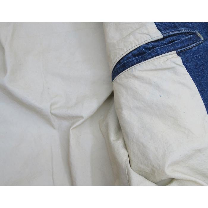 イサムカタヤマバックラッシュ 24SS コットンリネン デニム カバーオール イサムカタヤマバックラッシュ 24SS コットンリネン デニム