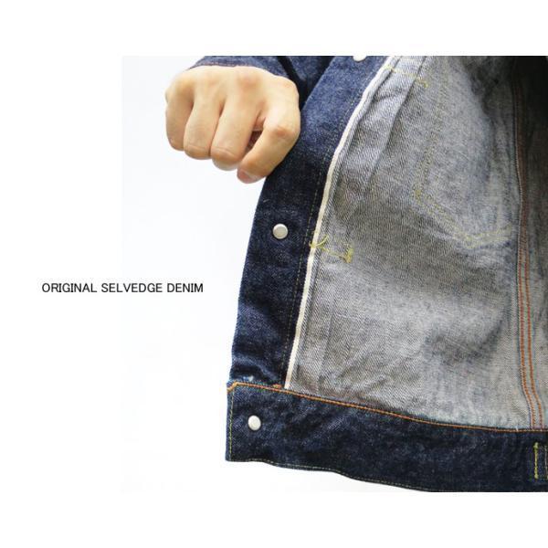 FULLCOUNT 2107W Type 1 Denim Jacket (One Wash) フルカウント 1st 13.7oz ファーストタイプ 1st デニムジャケット Gジャン ジージャン セルビッチデニム | FULLCOUNT | 04