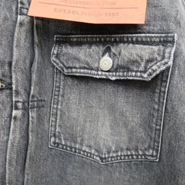 FULLCOUNT [ 2107BKHW ] Type 1 Black Denim Jacket Dartford フルカウント 13.7oz デニムジャケット ダートフォード 1ハードウォッシュブラックの画像