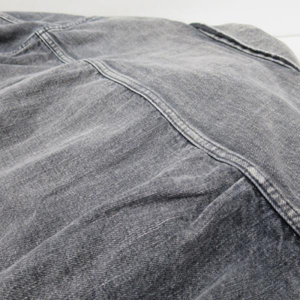 FULLCOUNT [ 2107BKHW ] Type 1 Black Denim Jacket Dartford フルカウント 13.7oz デニムジャケット ダートフォード 1ハードウォッシュブラックの画像