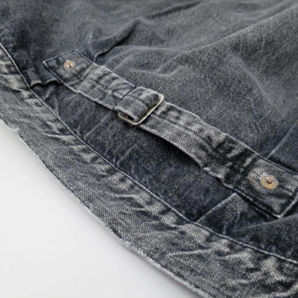 FULLCOUNT [ 2107BKHW ] Type 1 Black Denim Jacket Dartford フルカウント 13.7oz デニムジャケット ダートフォード 1ハードウォッシュブラックの画像