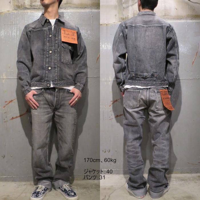 FULLCOUNT 2025SS [ 2107BKHW ] Type 1 Black Denim Jacket