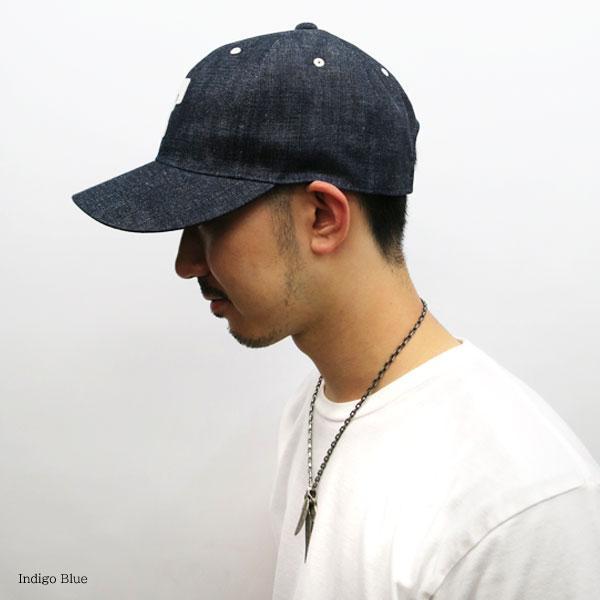 FULLCOUNT（フルカウント） [ #6843 ] 6Panel Denim Baseball Cap 'F