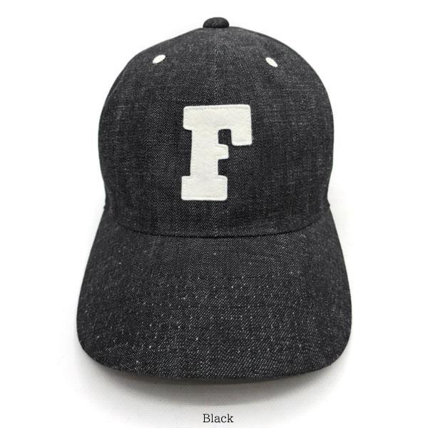 FULLCOUNT（フルカウント） [ #6843 ] 6Panel Denim Baseball Cap 'F