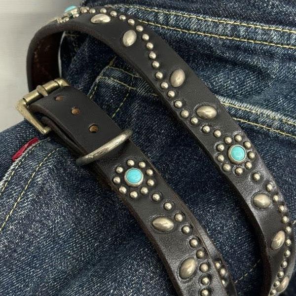 HTC ナロー幅 USA SN32 TURQUOISE STONE 0.75 BELT 4971007 HTC ナロー幅 USA SN32 TURQUOISE STONE 0.75 BELT 4971007