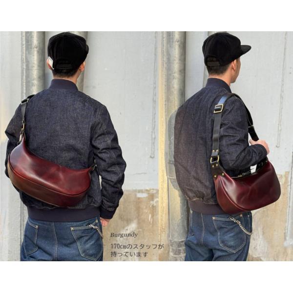 OPUS INCEPTION オーパス インセプション  [IPCEB-01] CHROMEXCEL LEATHER BANANA BAG HORWEEN クロムエクセルレザー バナナバッグ 牛革 日本製の画像