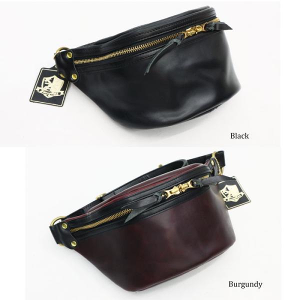 牛革 OPUS INCEPTION オーパス インセプション  [ IPCEB-02] CHROMEXCEL LEATHER FUNNY PACK HORWEEN クロムエクセル ファニーパック ウエストバッグ 日本製の画像