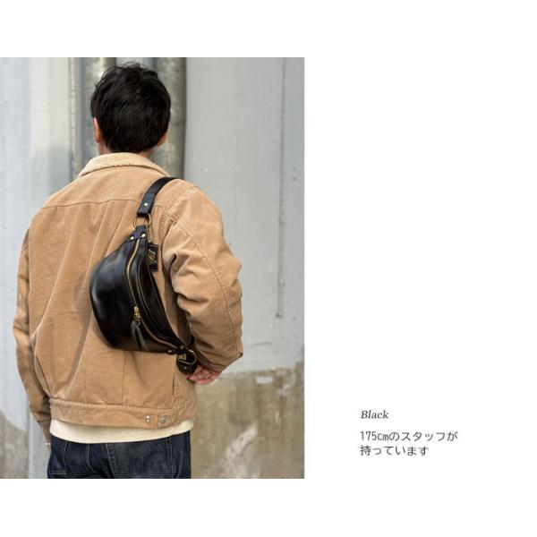 牛革 OPUS INCEPTION オーパス インセプション  [ IPCEB-02] CHROMEXCEL LEATHER FUNNY PACK HORWEEN クロムエクセル ファニーパック ウエストバッグ 日本製の画像