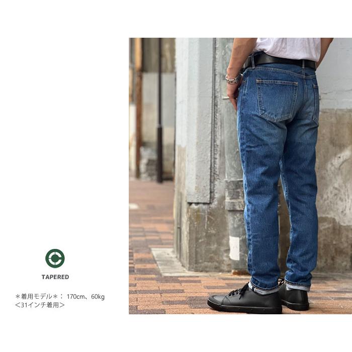 JBAG0201 ジャパンブルージーンズ テーパード JAPAN BLUE JEANS TAPERED J201(MID) 14.8oz アメリカ綿 日本製 Aging Wash｜gmmstore｜04