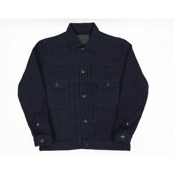 ジャパンブルージーンズ 刺子ジャケット 2nd JAPAN BLUE JEANS SASHIKO TYPE2 JACKET 11oz インディゴ 刺子 JBGJ1005 日本製 Gジャン インディゴ｜gmmstore｜02