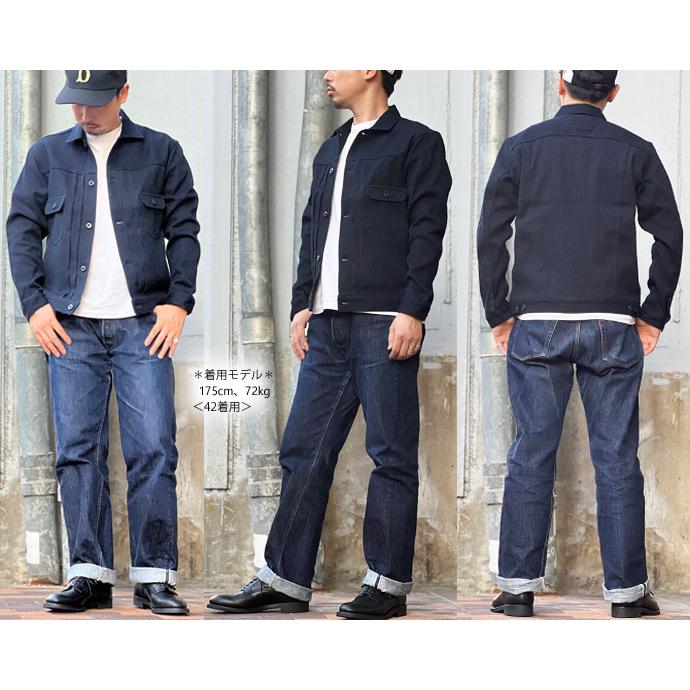 ジャパンブルージーンズ 刺子ジャケット 2nd JAPAN BLUE JEANS SASHIKO TYPE2 JACKET 11oz インディゴ 刺子 JBGJ1005 日本製 Gジャン インディゴ｜gmmstore｜08