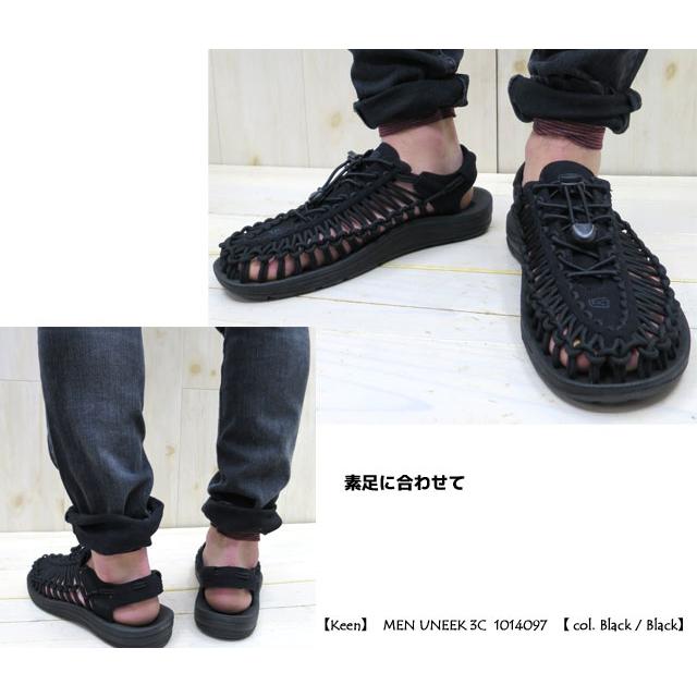 H*g様 KEEN ユニーク　ブラック スポーツサンダル　サイズ23.5 超美品 ユニーク(KEEN) KEEN キーン ユニーク メンズ keen uneek