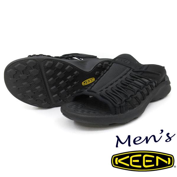 KEEN UNEEK SNK SLIDE キーン ユニーク スニーク スライド  1024894 メンズ スポサン キーン サンダル keen ユニーク【BLACK/BLACK】 【安心の正規販売店】 | 