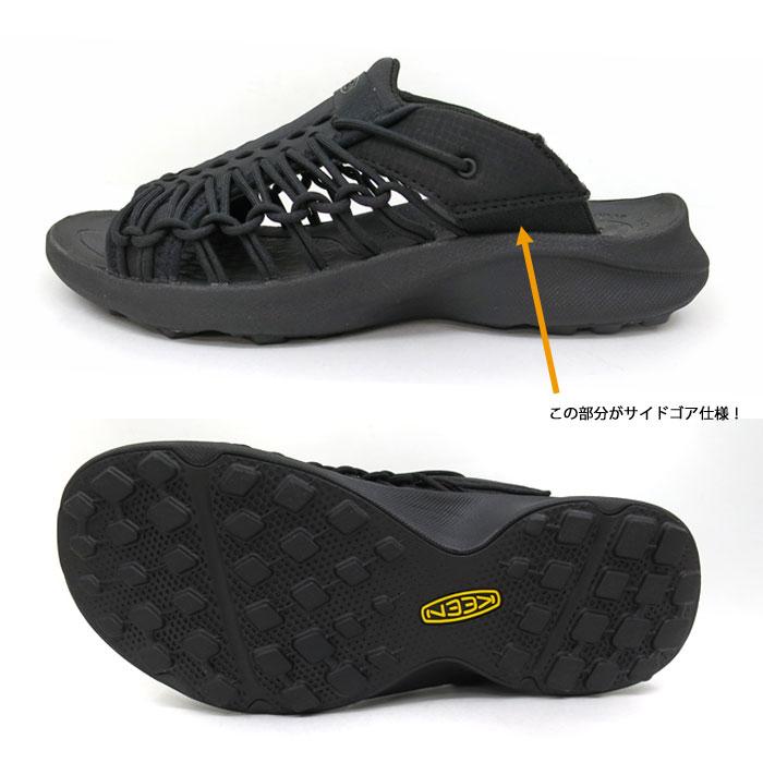KEEN UNEEK SNK SLIDE キーン ユニーク スニーク スライド  1024894 メンズ スポサン キーン サンダル keen ユニーク【BLACK/BLACK】 【安心の正規販売店】 |  | 01