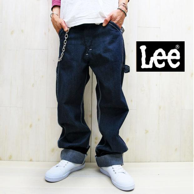 【美品】リー デニム ペインター ダンガリーズ インディゴブルー LM7288 Lee LEE リー DUNGAREES DENIM PAINTER PANTS ダンガリー デニム
