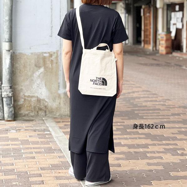 ノースフェイス オーガニックコットントート （キッズ）  THE NORTH FACE K Organic Cotton Tote  斜め掛け トート NMJ82250 NK NS｜gmmstore｜06